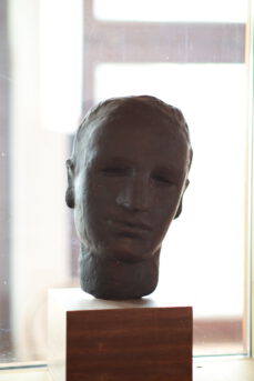 Männermaske 1941 Bronze